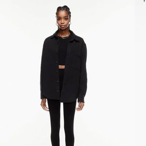 TNA FLEECED BOYFRIEND SHIRT